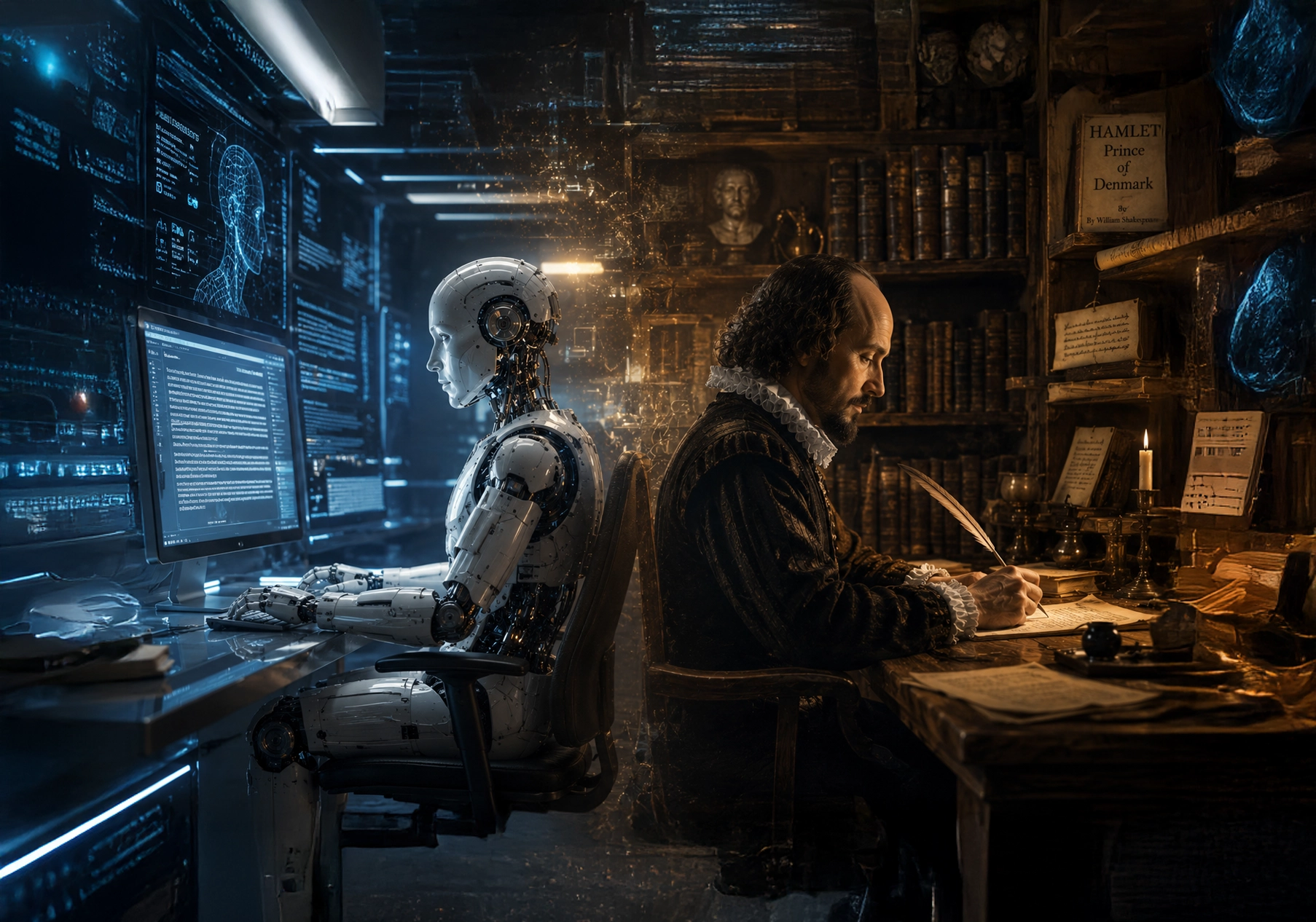 Talento humano vs. generación de inteligencia artificial en literatura