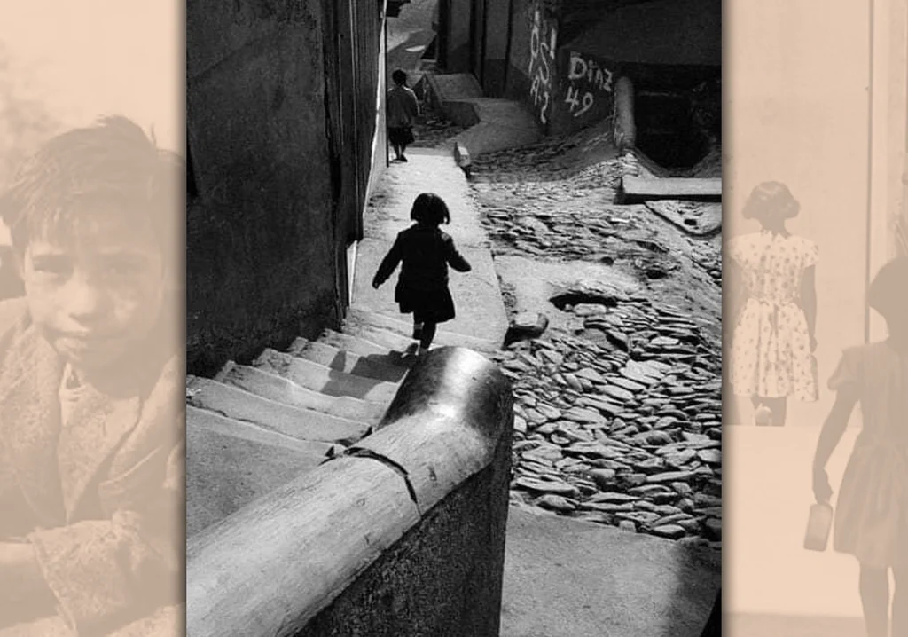 collage de fotos de Larrain