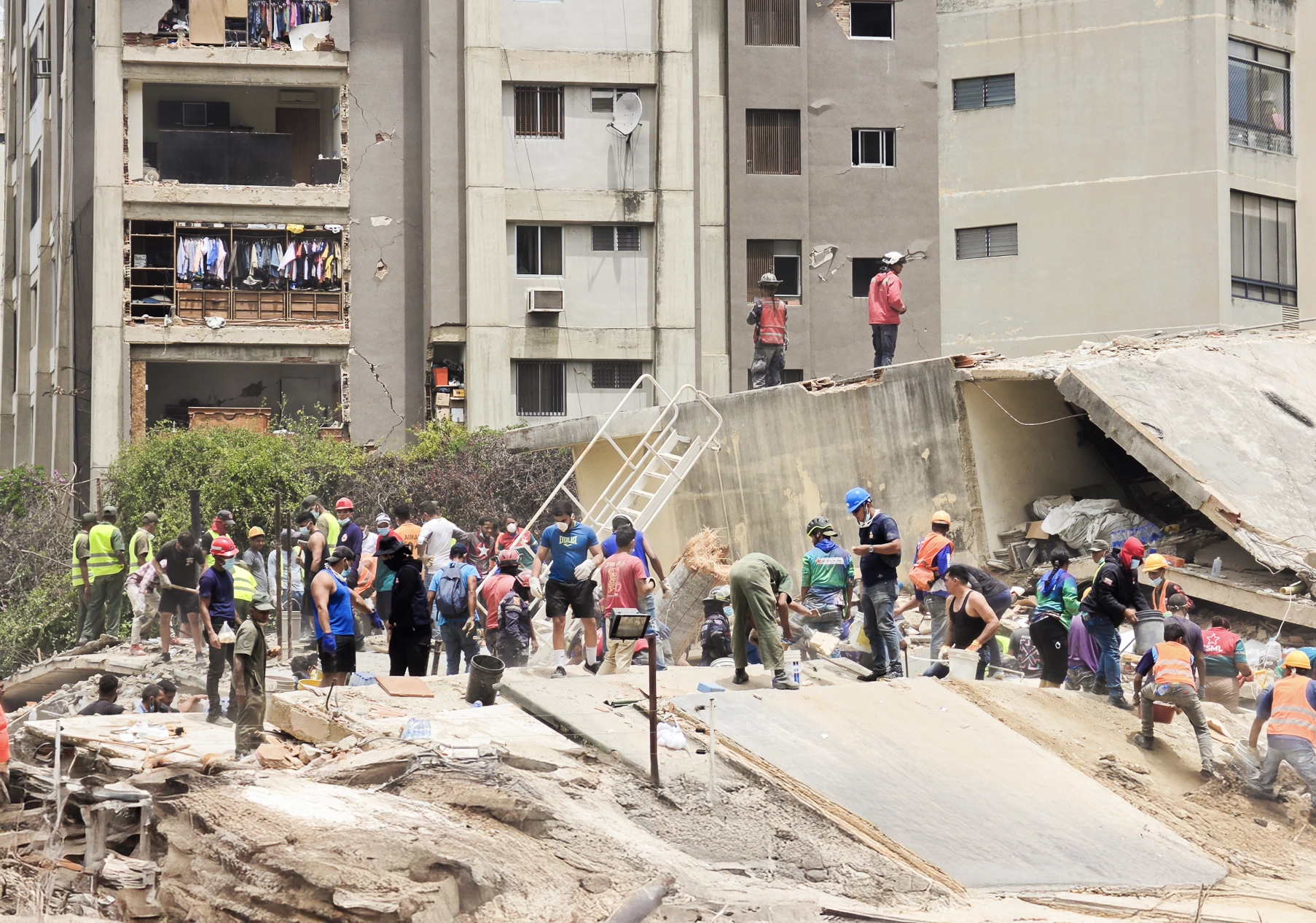 solidaridad ciudadana en terremoto de Venezuela